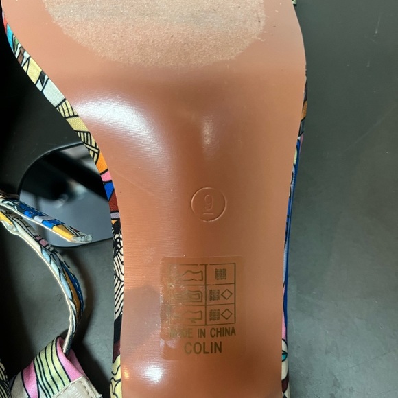 Miss Lola Colorful Patterned Sandals - Picture 7 of 7